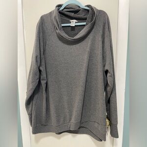 Jockey Charcoal Cowl Neck Sweater